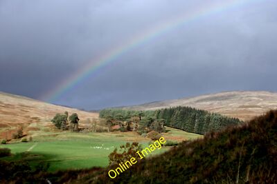 Foto 6x4 Regenbogen über Glen Beich Edinample Loch Earn, Perthshire c2014