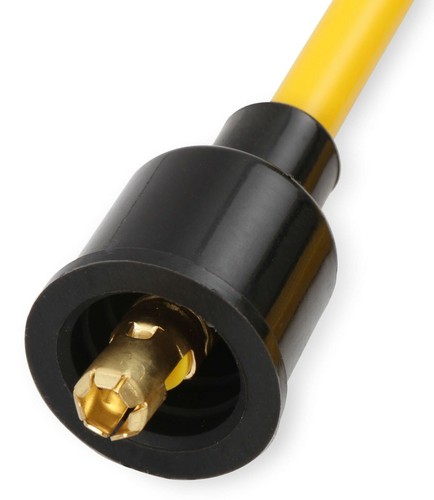 Accel 4040 Super Stock Universal 8mm Spark Plug Wire Set - Yellow Straight Boots - Picture 3 of 4