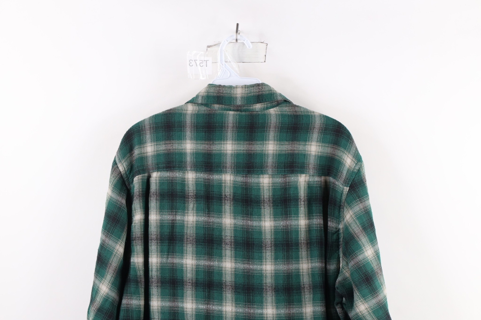 Vintage 90s Streetwear Mens Medium Distressed Thermal Lined Flannel Shirt Jacket