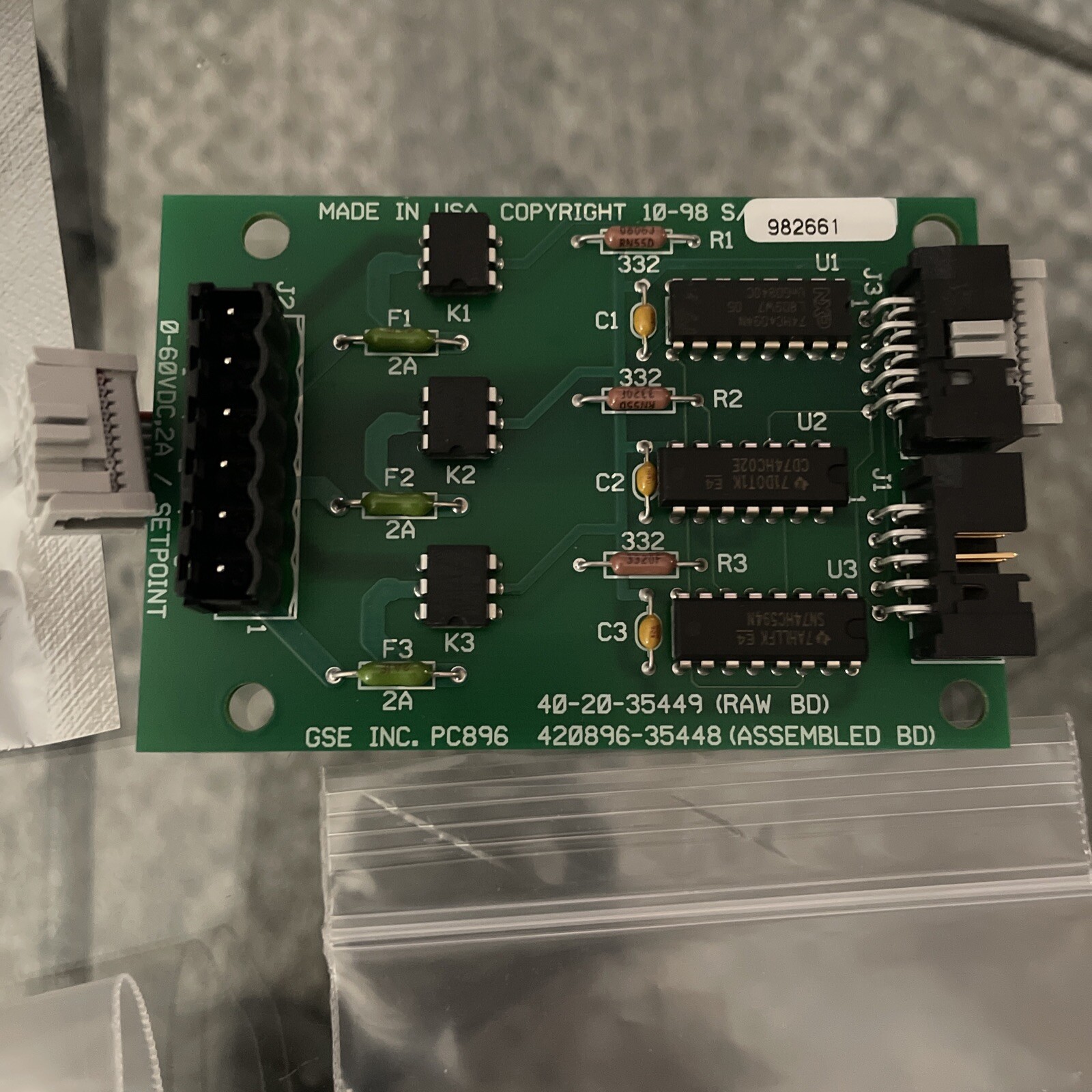 Avery Weigh Tronix GSE Module Relay Output 24350B100C2 eBay