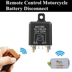 Remote Control Wireless Motorcycle Battery Switch Disconnect Cut Off