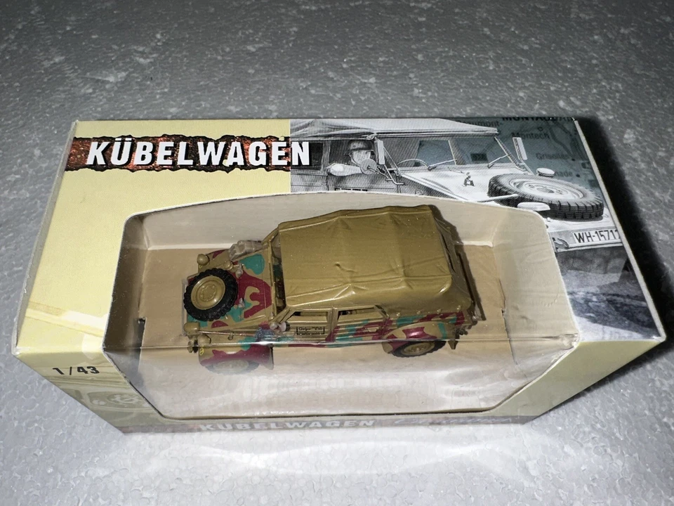 Cararama, escala 1/43, Volkswagen Kubelwagen, tipo 82 cerrado, artículo #951D Foto 2 de 4
