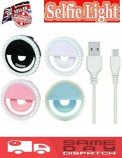 Selfie LED Light Ring Flash Clip Rechargeable Camera For Phone & Tablets Iphone 