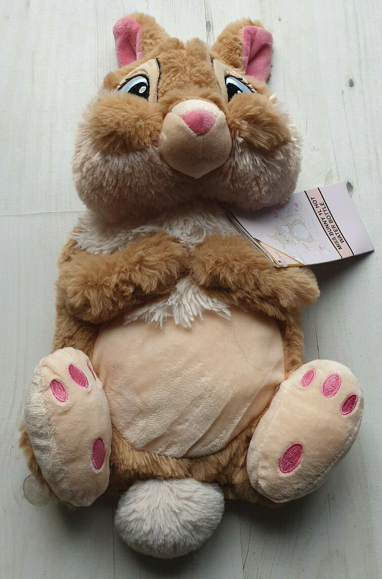 BNWT PRIMARK PLUSH 1L HOT WATER BOTTLE & COVER HOTTIE NOVELTY eBay