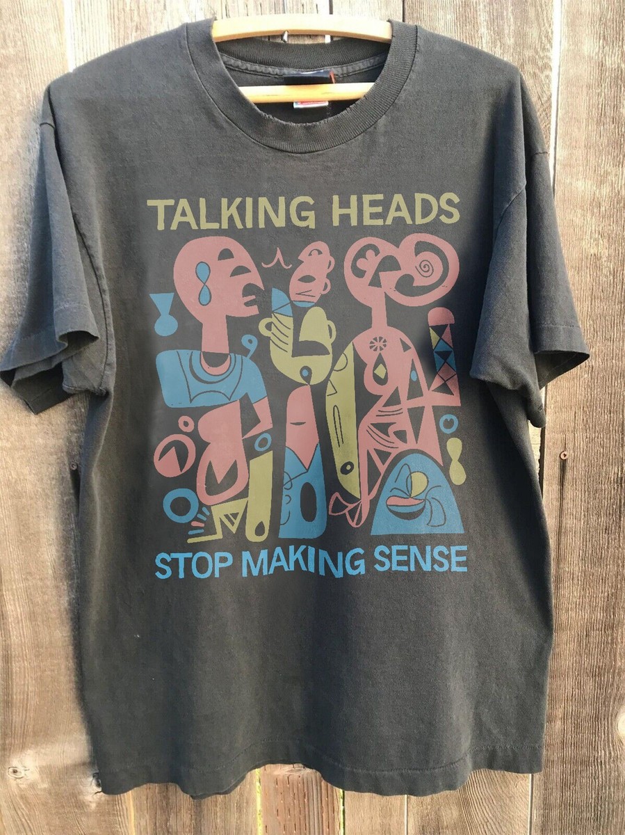 TALKING HEADS STOP MAKING SENSE Tシャツ XL Talking Heads Band Stop Making Sense Unisex Charcoal T-shirt Size