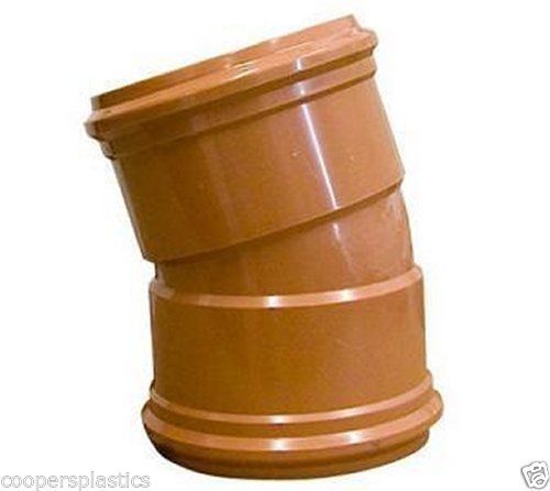 Underground Drainage Pipes & Fittings Couplers Bends Covers Sewer Soil 110mm - Picture 10 of 26