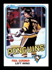 1981-82 Topps #E113 Paul Gardner - Crease Free