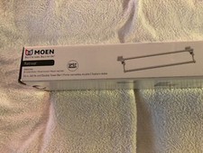 MOEN 24 in. Double Towel Bar Brushed Nickel - NEW