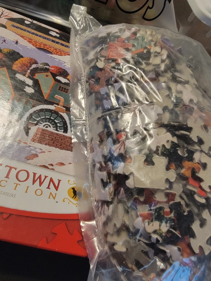 Mega rompecabezas Winter In Vermont Hometown Collection Heronim 1000 piezas 18" X 26" Foto 3 de 4