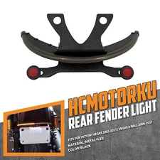 Amber Turn Signal Tail Light Bar Tag Bracket Fender Fit For Victory Vegas 03-17