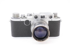 LEICA IIc "shark skin" Camera #442306 Summitar f/2 Lens - 50mm.