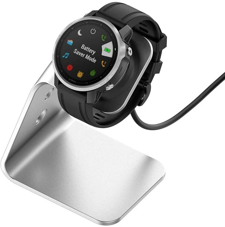 Aluminium Charger Stand For Garmin Vivoactive 3 Fenix 5 5S 5X Plus
