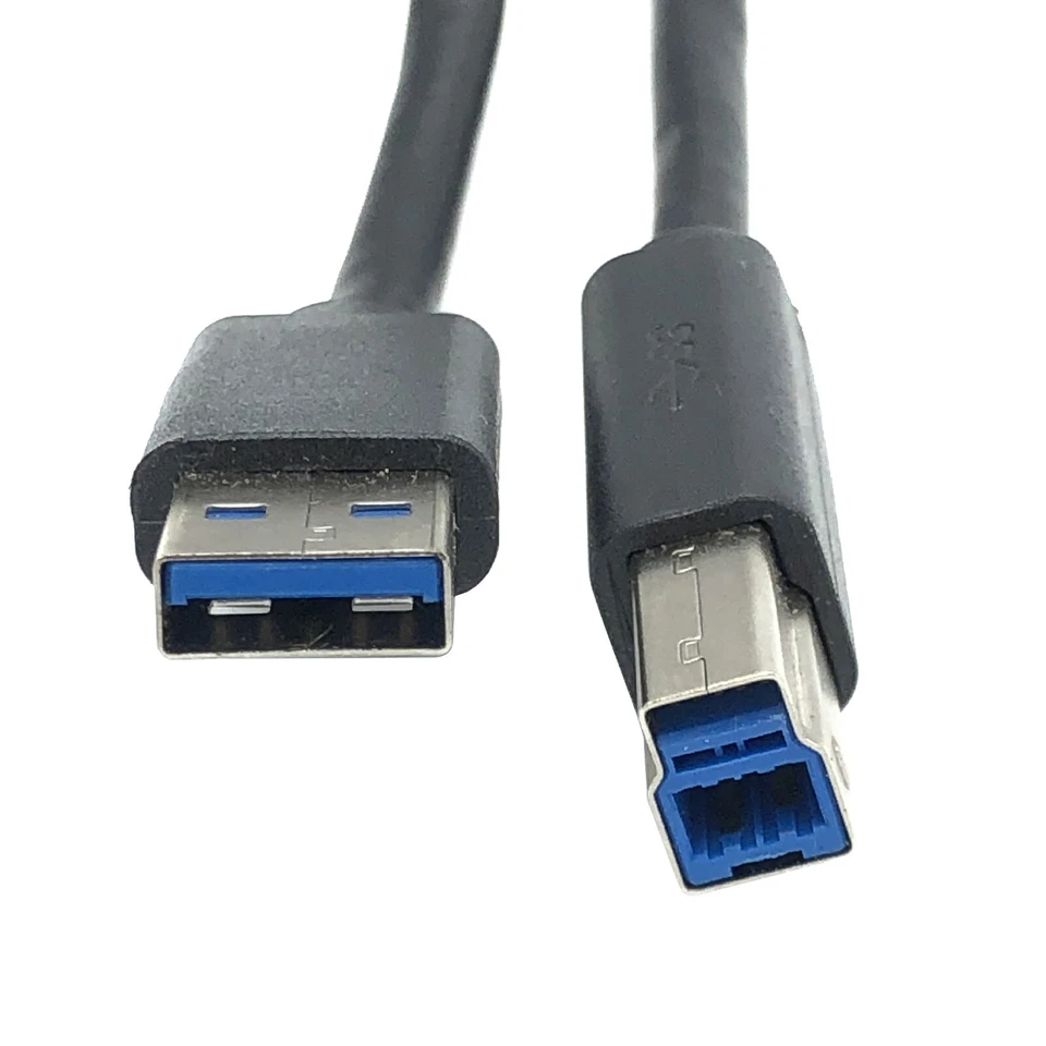 NEU Toshiba USB 3.0 Typ B Stecker-Kabel für Dynadock, 5 ft, Schwarz, USB A/B - Bild 2 von 4