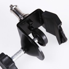 Heavy Duty C Clamp U Clip Type Bracket 1/4" Screw Mount Studio Stand Lighting