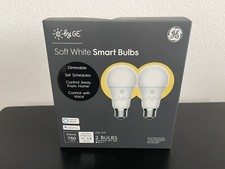 2 Pack C by GE A19 Smart LED Light Bulbs Soft White Works with Alexa Bluetooth