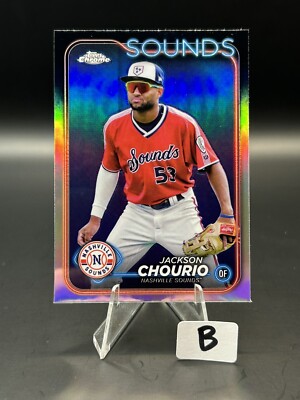 2024 Topps Pro Debut Jackson Chourio #PDC-104 Chrome Milwaukee 