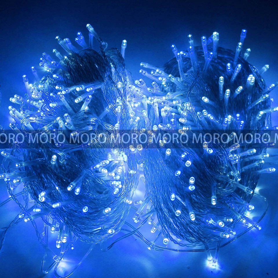 Memory Function AU Plug 1000/500LED String Fairy Christmas Lights Wedding Party