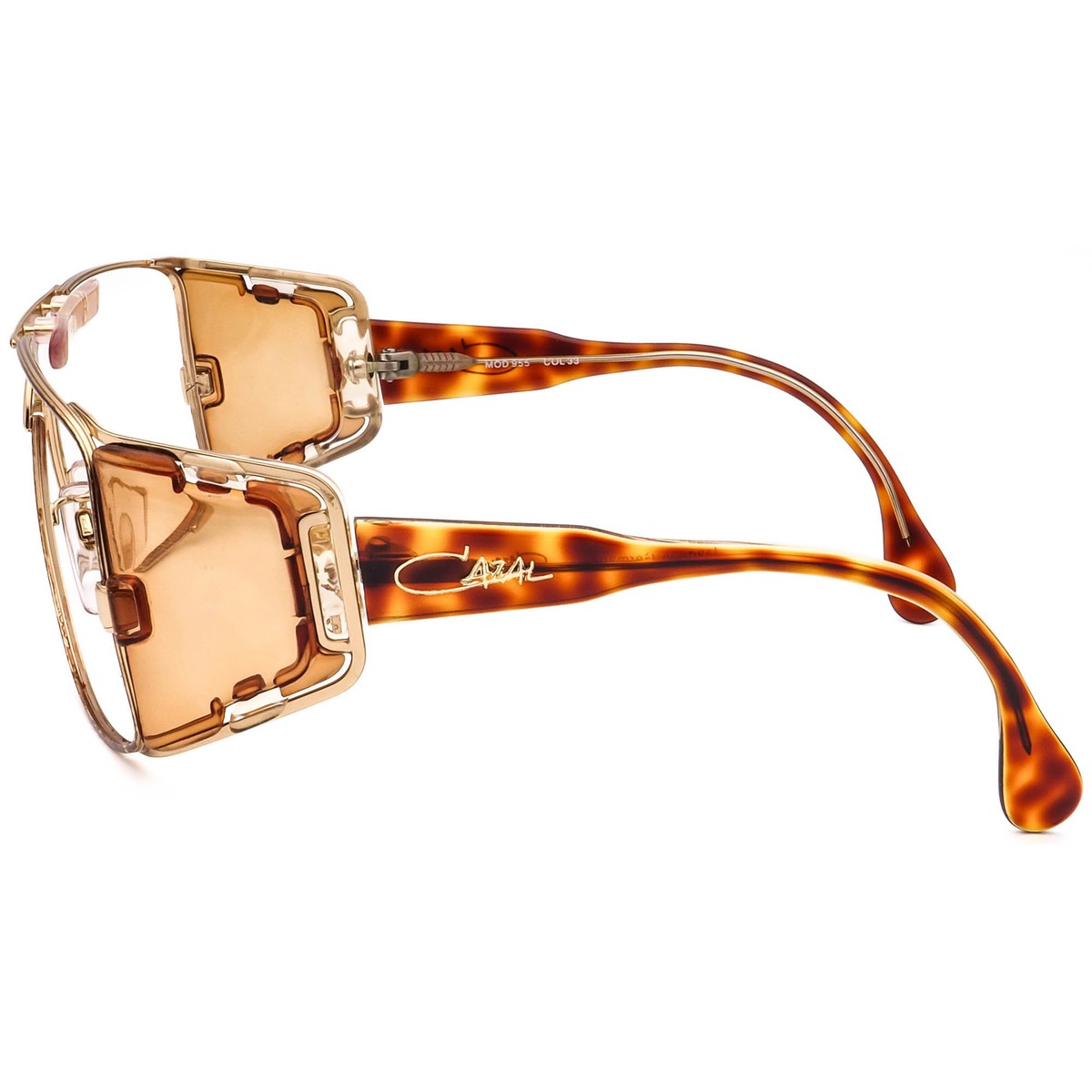 Cazal Sunglasses Frame Only MOD 955 COL 33 Gold Tortoise Cazal Sunglasses Frame Only MOD 955 COL 33 Gold Tortoise