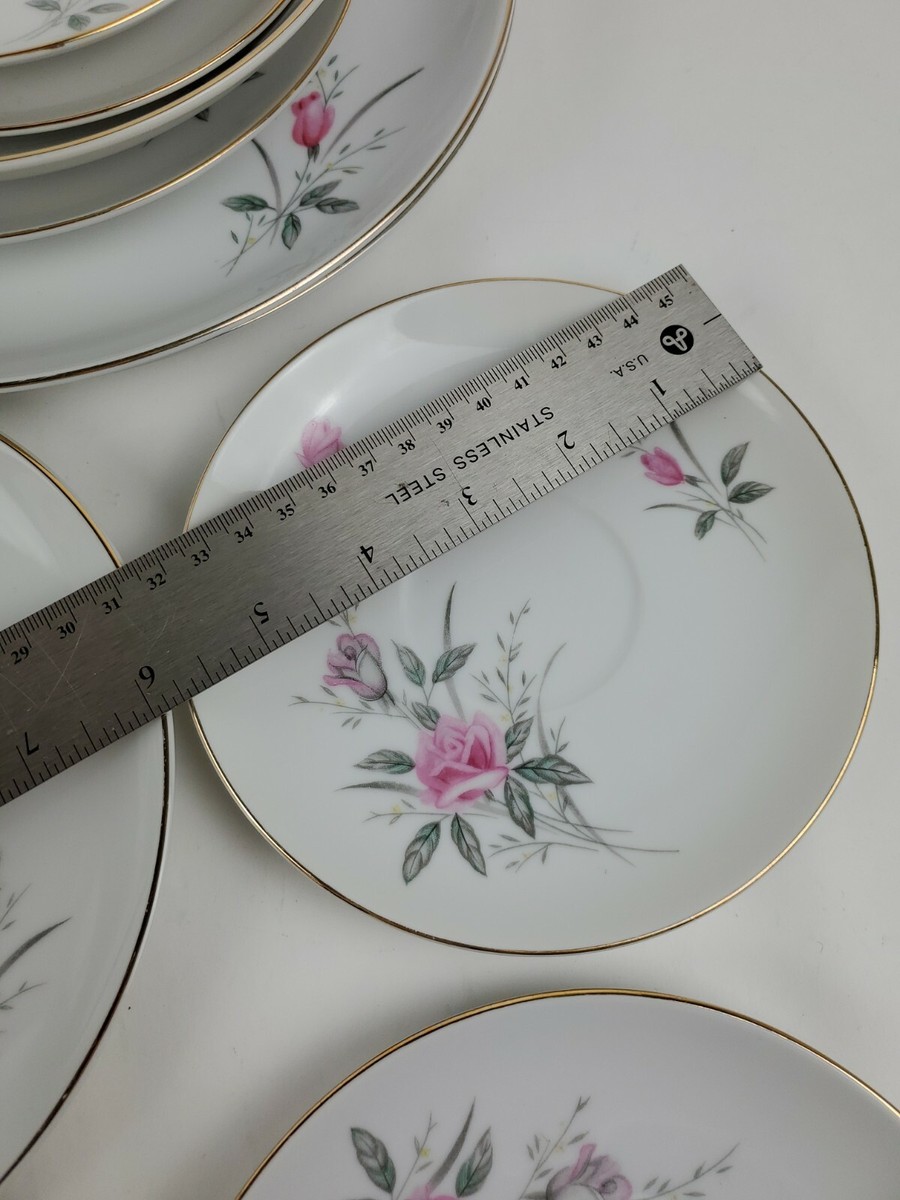 Rose China　食器　12枚セット made-in-occupid-japan-rose-