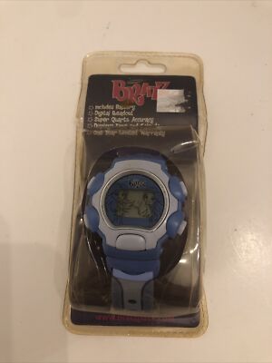 Vintage Bratz Dolls Digital Watch Blue New In Package Rare Brats Pack