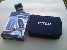 CTEK MXS 7.0 pro Batterieladegerät + Tasche + Eyelet Auto Motorrad Quad AGM 👍