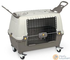 Trasportino per cane skudo car 80 viaggio trasporto auto omologato 77x43x51h