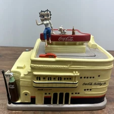 Betty Boop Ship Building Cookie Jar Limited Edition Numbered RARE Coke Coca Cola