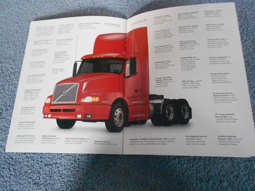1997 VOLVO VN SERIES NON-SLEEPER TRACTORS DEALER SALES BROCHURE PV835-378 - Picture 7 of 9