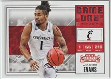 2018 Contenders Draft Picks - JACOB EVANS - GAME DAY TICKET #32 - Warriors