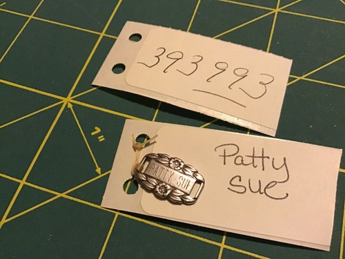 Sterling Silver WWII Forget-Me-Not  Bracelet charm  Link Patty sue 
