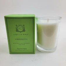 Aquiesse Luxury Scented Candle CHERIMOYA 6.5 oz. In Box
