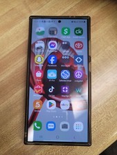 Samsung Galaxy S 24 Ultra With TikTok On It  