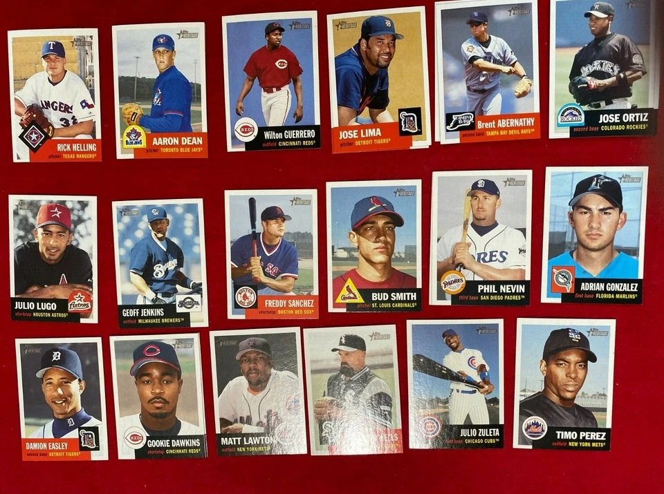 2002 TOPPS HERITAGE BASEBALL (#101-197) Complete Your Set / You Pick The Cards - Image 2 of 4
