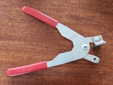 Hand Cutting Pliers Glass & Tile w/ Red Rubber Handles - Great Britain UK