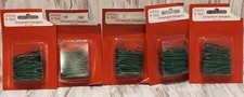 Lot Of 5 400  80 Count Green Christmas Ornament Hook Hangers Metal Wire New