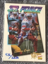 1995 Signature Rookies Tetrad SR Force /2500 Stoney Case #F34 Rookie Auto RC