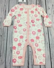 Baby Gap Girls 0-3 Months One-Piece Romper. Pink, White, Gray Sheep Romper. Nwt