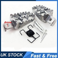 Aluminum Motorcycle Wide Foot Pegs For Honda XR50 CRF100 Yamaha pw50 pw80 TTR90
