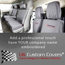 Fiat Scudo Enterprise Modello Posteriore Seat Cover Inc Ricamo (2022 Su) 422 Gem