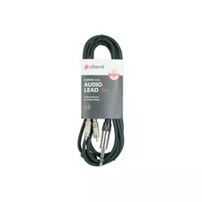 Image of Chord Electronics 190.016UK audio cable 3 m 6.35mm TRS 2 x RCA Black