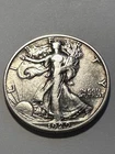 1929 S  Walking Liberty Half Dollar 90% Silver Circulated V/F Strong Detail N504