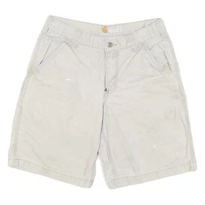 CARHARTT Hommes Short Beige Décontracté Coupe M W31 Durable Coton Mélange - Photo 1/4