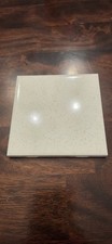 Vintage New Ceramic Daltile #4 White  4 1/4 X...