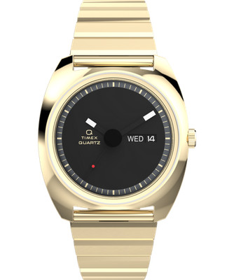 Timex Q Timex Q Vintage-inspired Gold Herren Armbanduhr TW2Y34400