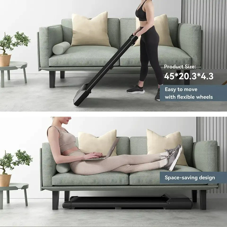 Walking Pad Under Desk Treadmill Portable Walking Treadmills for Home & Office" - Image 2 of 4