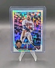 2023 Topps Chrome Logofractor Byron Buxton #28 Minnesota Twins