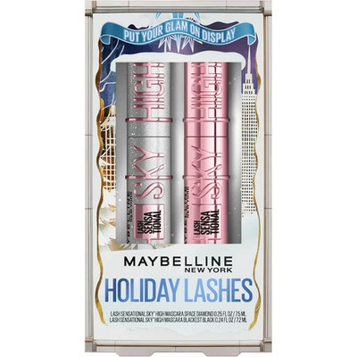 Maybelline Lash Sensational Holiday Beauty Gift Set, Sky High Mascara Duo