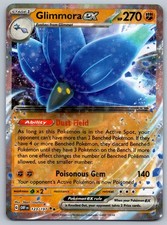 Glimmora ex Holo Double Rare SV03: Obsidian Flames 123/197 NM