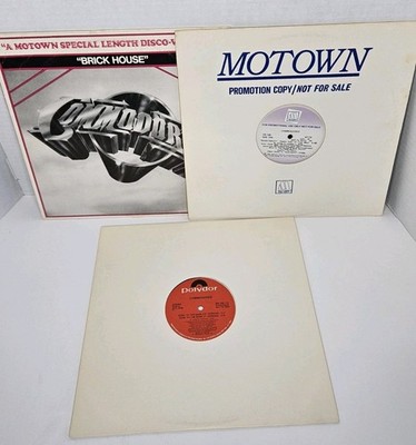 COMMODORES Brick House / Nightshift / Goin' To The Bank 12'' Promo Singles Vinyl