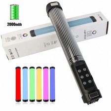 Mini handheld RGB LED light stick for video and photography   portable on-camera